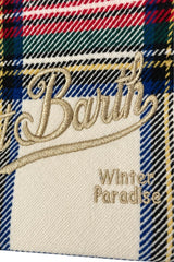 MC2 Saint Barth Pochette Donna Aline Wool Tartan