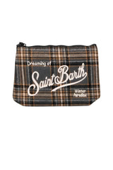 MC2 Saint Barth Pochette Uomo Aline Wool Tartan