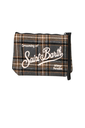 MC2 Saint Barth Pochette Uomo Aline Wool Tartan