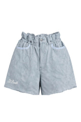 MC2 Saint Barth Shorts Donna in Denim Arizona