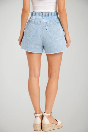 MC2 Saint Barth Shorts Donna in Denim Arizona