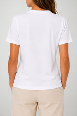 MC2 Saint Barth T-shirt Donna Borse Occhiaie Strass