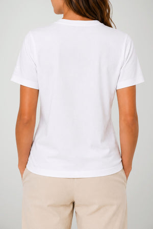MC2 Saint Barth T-shirt Donna Borse Occhiaie Strass