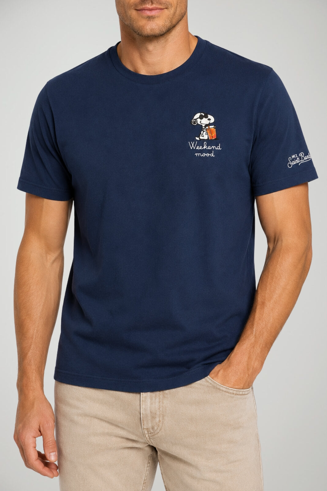 MC2 Saint Barth T-shirt Uomo Snoopy Weekend