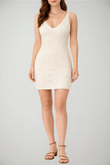 Abito da donna MC2 Saint Barth in crochet corto 