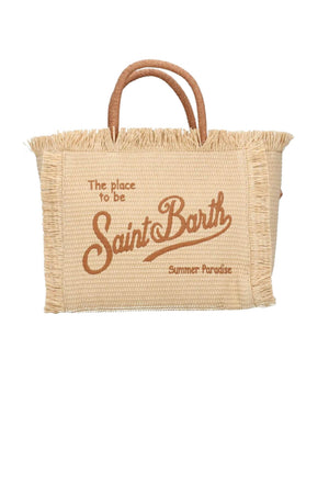 Borsa da mare MC2 Saint Barth in paglia con manici