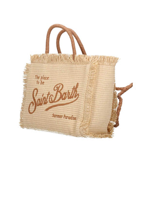 Borsa da mare MC2 Saint Barth in paglia con manici