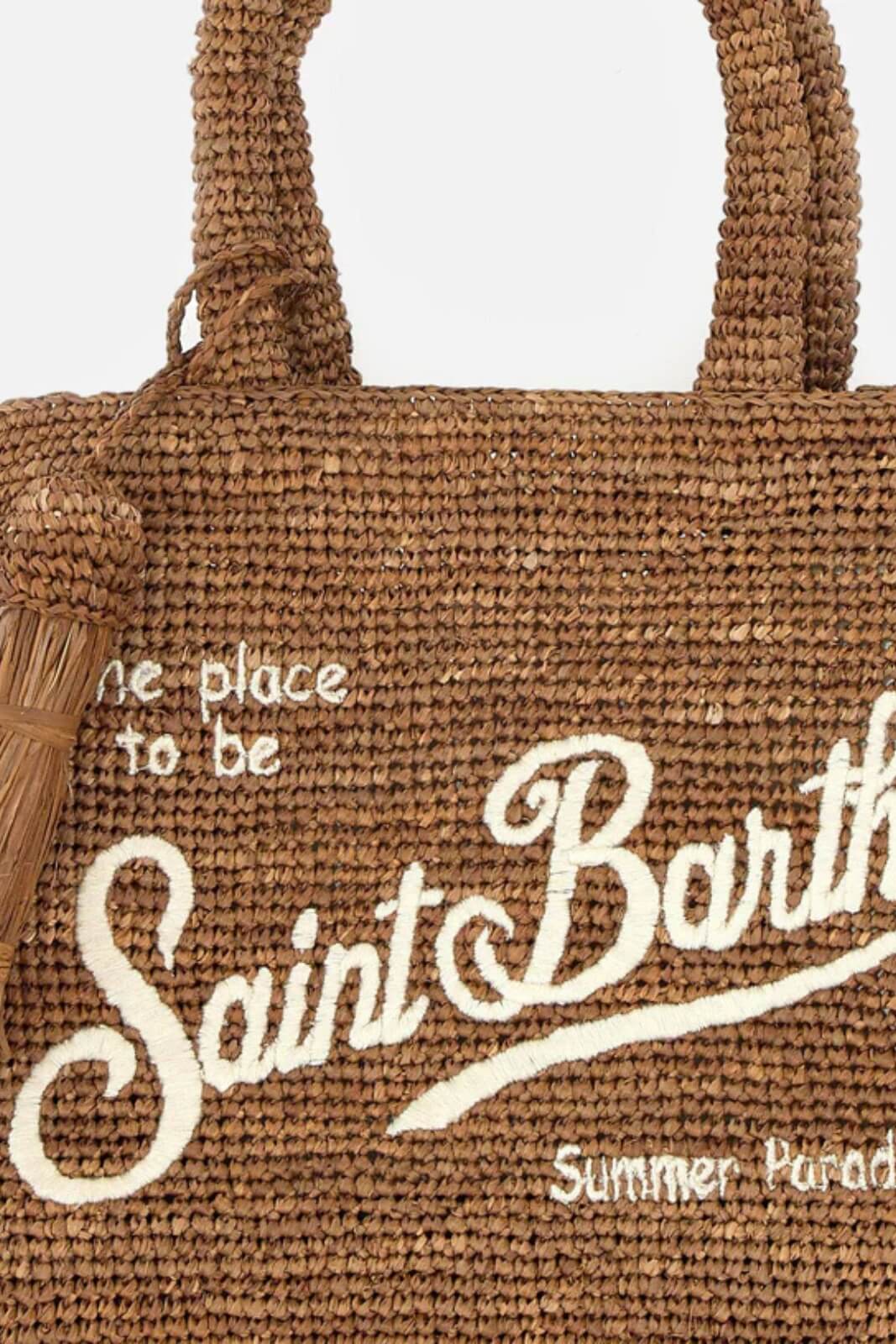Borsa da mare in rafia MC2 Saint Barth