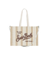 Borsa da mare con manici a righe MC2 Saint Barth