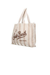 Borsa da mare con manici a righe MC2 Saint Barth