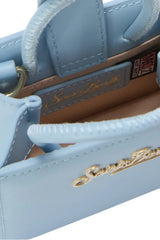 Mini borsa in pelle con manici MC2 Saint Barth
