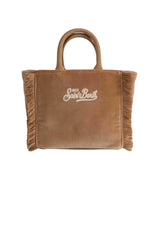 Borsa da donna MC2 Saint Barth  mini in velluto con frange