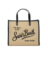 Borsa da donna media MC2 Saint Barth in paglia con manici