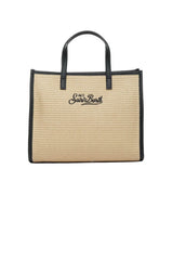 Borsa da donna media MC2 Saint Barth in paglia con manici