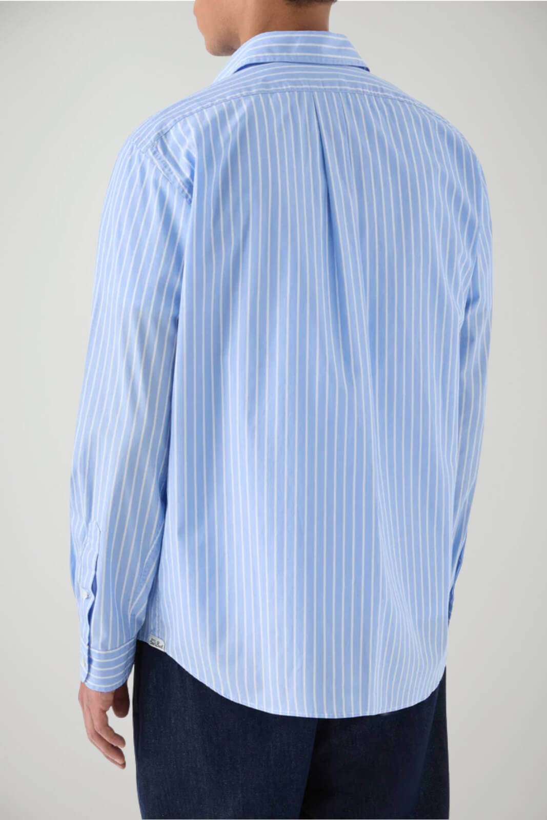 Camicia da uomo MC2 Saint Barth a righe over fit