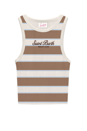 Canotta a righe da donna MC2 Saint Barth