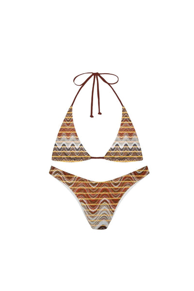 Bikini da donna MC2 Saint Barth con paillettes