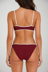 Costume donna MC2 Saint Barth due pezzi effetto crinkle