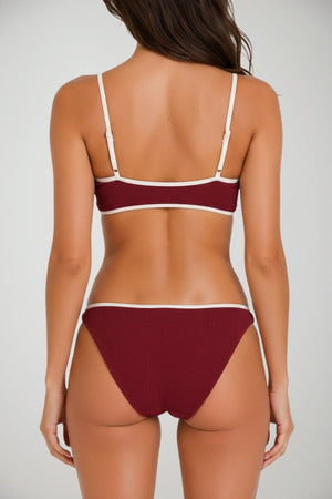 Costume donna MC2 Saint Barth due pezzi effetto crinkle