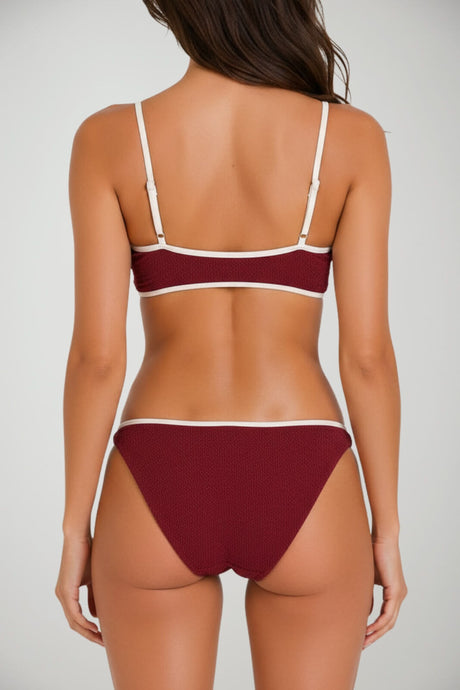 Costume donna MC2 Saint Barth due pezzi effetto crinkle