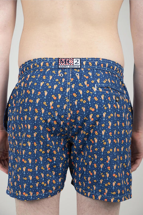 Boxer da mare MC2 Saint Barth con stampa 