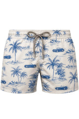 Costume da uomo boxer MC2 Saint Barth con stampa e coulisse