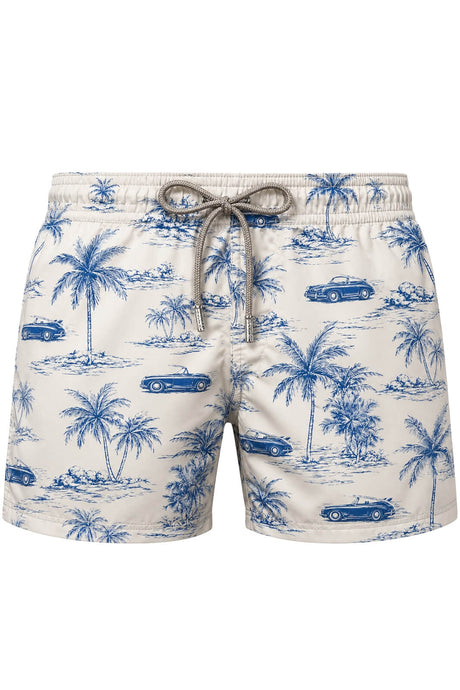 Costume da uomo boxer MC2 Saint Barth con stampa e coulisse