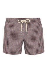 Costume boxer da uomo MC2 Saint Barth con stampa geometrica
