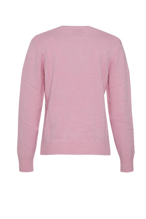 Maglione da donna MC2 Saint Barth a girocollo con ricamo retro