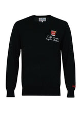 Maglia da uomo MC2 Saint Barth a girocollo con ricamo fronte