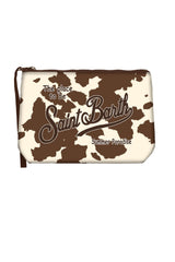 Pochette da donna MC2 Saint Barth con stampa mucca
