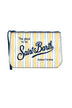Pochette da uomo a righe con zip MC2 Saint Barth