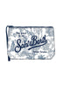 Pochette da uomo MC2 Saint Barth con stampa giungla e logo a contrasto
