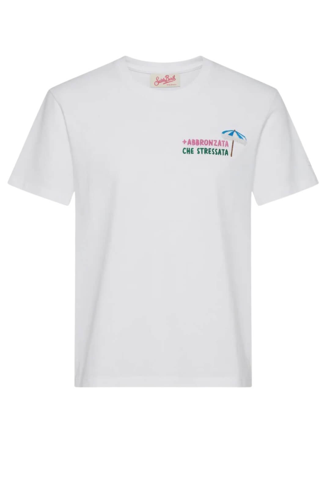 T-shirt da donna MC2 Saint Barth a maniche corte con ricamo