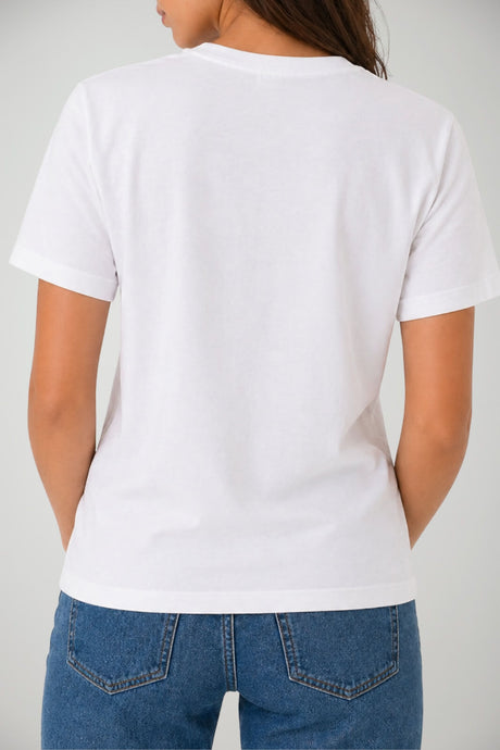 T-shirt da donna MC2 Saint Barth a maniche corte con ricamo