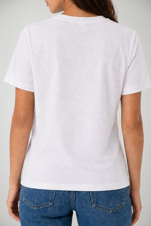 T-shirt da donna MC2 Saint Barth a maniche corte con ricamo