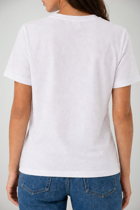 T-shirt da donna MC2 Saint Barth a maniche corte con ricamo