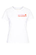 T-shirt da donna MC2 Saint Barth a manica corte con scritta colorata