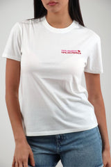 T-shirt da donna MC2 Saint Barth a manica corte con scritta colorata