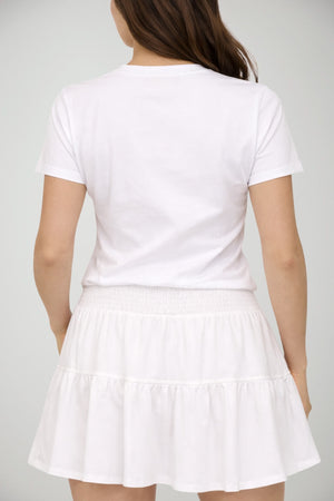 T-shirt da donna MC2 Saint Barth con patch e ricamo