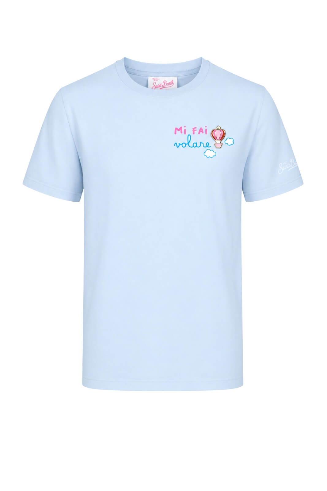 T-shirt da donna MC2 Saint Barth in cotone con ricamo