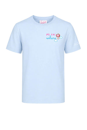T-shirt da donna MC2 Saint Barth in cotone con ricamo