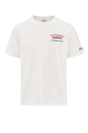 T-shirt uomo MC2 Saint Barth a maniche corte con doppia stampa