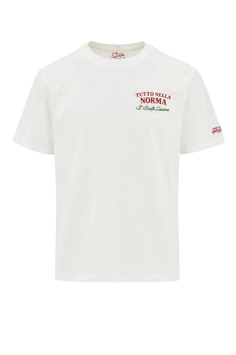 T-shirt uomo MC2 Saint Barth a maniche corte con doppia stampa