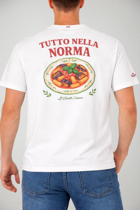 T-shirt uomo MC2 Saint Barth a maniche corte con doppia stampa