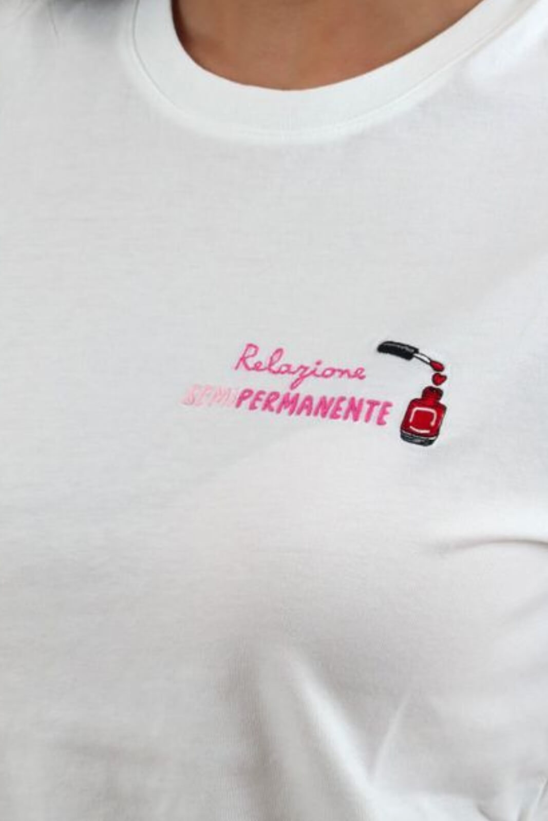 T-shirt da donna MC2 Saint Barth a maniche corte con ricamo