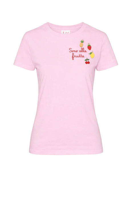 T-shirt da donna MC2 Saint Barth a maniche corte con patch
