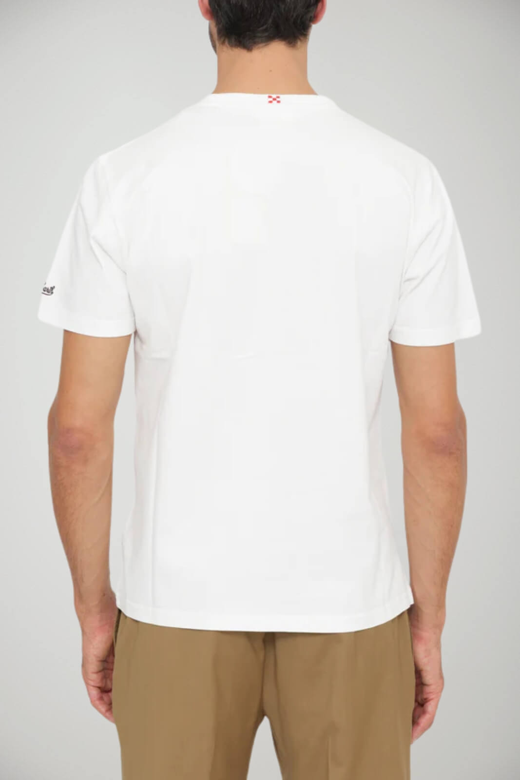 T-shirt da uomo MC2 Saint Barth a maniche corte con ricamo