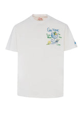 T-shirt da uomo MC2 Saint Barth a maniche corte con  scritta