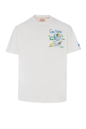 T-shirt da uomo MC2 Saint Barth a maniche corte con  scritta